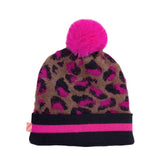 BILLIEBLUSH Girls Leopard Pom Hat